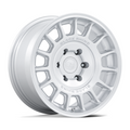 Black Rhino Hard Alloys BR015 VOLL 17x8.5 Inch Hyper Silver Wheel with 6x139.7 Bolt Pattern and +25 Offset