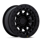 Black Rhino Hard Alloys Tusk 17x8.5 Inch Gloss Black Off-Road Wheel with 5x127 Bolt Pattern and -10 Offset