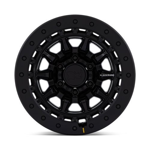 Black Rhino Hard Alloys BR016 Tusk 17x8.5 Inch Gloss Black Off-Road Wheel