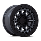 Black Rhino Hard Alloys Tusk 17x8.5 Matte Gunmetal Wheel with 6x135 Bolt Pattern and 87.10 Center Bore