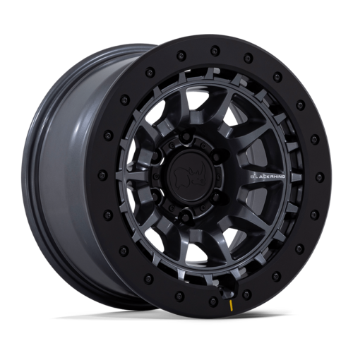 Black Rhino Hard Alloys Tusk 17x8.5 Matte Gunmetal Wheel with 6x135 Bolt Pattern and 87.10 Center Bore