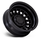 Black Rhino Hard Alloys BR019 Aliso Dually 16x6 Matte Black Wheel with 6x205 Bolt Pattern and -130 Offset