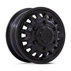 Black Rhino Hard Alloys BR019 Aliso Dually 16x6 Matte Black Wheel with 6x205 Bolt Pattern and 110mm Offset