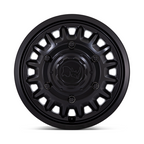 Black Rhino Hard Alloys BR019 Aliso Dually 16x6 Matte Black Wheel with 6x205 Bolt Pattern and 110mm Offset