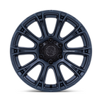 Black Rhino Hard Alloys Diamondback 20x9 Metallic Blue Wheel with 6x139.7 Bolt Pattern and +12 Offset
