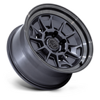 Black Rhino Hard Alloys Mondo 17x8.5 Matte Gunmetal with Gloss Gray Lip Wheel