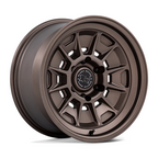 Black Rhino Hard Alloys BR021 MONDO 17x9 Burnt Bronze Wheel with 6x139.7 Bolt Pattern and -38 Offset