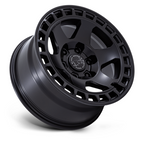 Black Rhino Hard Alloys BR022 BAHARI 18x8 Matte Black Wheel with 6x139.7 Bolt Pattern and +45 Offset