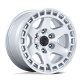 Black Rhino Hard Alloys BR022 BAHARI 17x8.5 Inch Gloss Silver with Machined Face Wheel