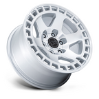 Black Rhino Hard Alloys BR022 BAHARI 18x8 Inch Alloy Wheel with 6x139.7 Bolt Pattern and Machined Silver Finish