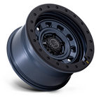 Black Rhino Hard Alloys BR023 XPLORER 17x9 Metallic Blue with Matte Black Lip, 6x139.7 Bolt Pattern, -12 Offset