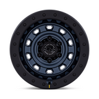 Black Rhino Hard Alloys BR023 XPLORER 17x9 Metallic Blue with Matte Black Lip, 6x139.7 Bolt Pattern, -12 Offset