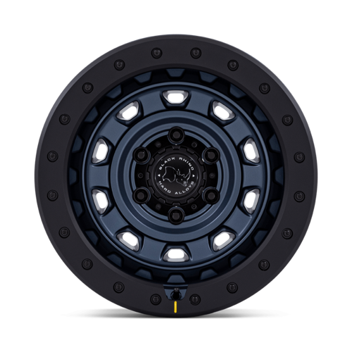 Black Rhino Hard Alloys BR023 XPLORER 17x9 Metallic Blue with Matte Black Lip, 6x139.7 Bolt Pattern, -12 Offset