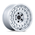 Black Rhino Hard Alloys BR024 AWOL 17x8.5 Silver with Machined Face - 6x139.7 Bolt Pattern, -10 Offset, 106.10 Center Bore