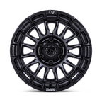 Black Rhino Hard Alloys BR025 RIVAL 17x8.5 Inch Matte Gunmetal with Matte Black Lip Wheel