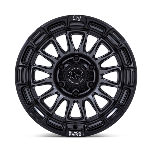 Black Rhino Hard Alloys BR025 RIVAL 17x9 Inch Matte Gunmetal with Matte Black Lip Wheel