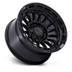 Black Rhino Hard Alloys BR025 RIVAL 17x9 Matte Black with Gloss Black Lip Wheels