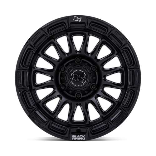 Black Rhino Hard Alloys BR025 Rival 17x8.5 Matte Black with Gloss Black Lip Wheel
