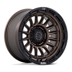 Black Rhino Hard Alloys Rival 17x8.5 Inch Burnt Bronze with Matte Black Lip Wheel (Part Number: BR025 RIVAL)
