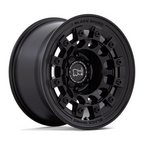 Black Rhino Hard Alloys Fuji 17x9 Matte Black Wheel with -12 Offset and 6x139.7 Bolt Pattern