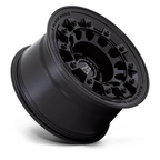 Black Rhino Hard Alloys Fuji 17x9 Matte Black Wheel with -12 Offset and 6x139.7 Bolt Pattern