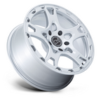 Black Rhino Hard Alloys KLAUE 18x8 Matte Silver Wheel with 5x130 Bolt Pattern and +20 Offset