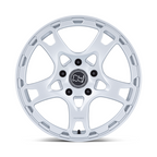 Black Rhino Hard Alloys KLAUE 18x8 Matte Silver Wheel with 5x130 Bolt Pattern and +20 Offset