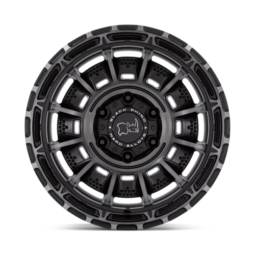 Black Rhino Hard Alloys Legion 17x9 Matte Black Gray Tint Wheel with 5x127 Bolt Pattern and -12 Offset