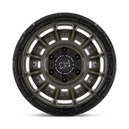 Black Rhino Hard Alloys Legion 20x10 Olive Drab Green with Black Lip Wheel - 8x6.5 Bolt Pattern, -18 Offset, 125.10 Center Bore