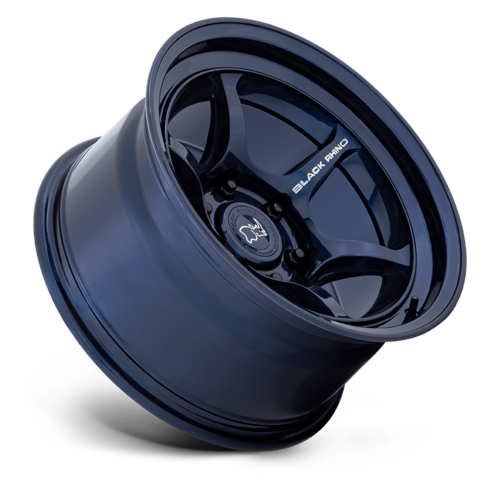 Black Rhino Hard Alloys Shogun 17x9 Inch Gloss Midnight Blue Wheel with -38 Offset and 6x139.7 Bolt Pattern