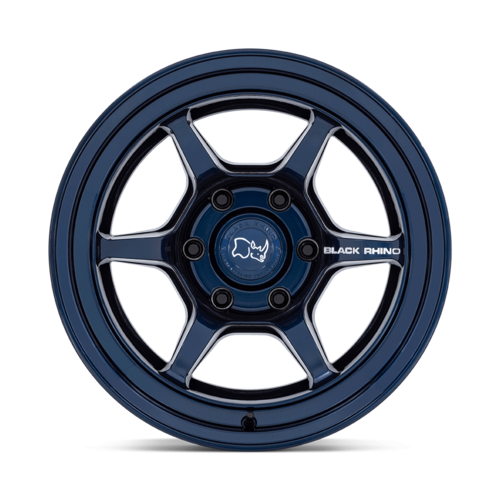 Black Rhino Hard Alloys Shogun 17x8.5 Inch Gloss Midnight Blue Wheel - 6x139.7 Bolt Pattern, -10 Offset, 106.10 Center Bore