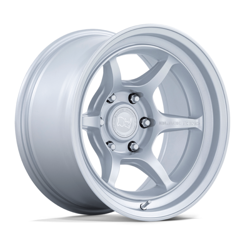 Black Rhino Hard Alloys Shogun 17x8.5 Hyper Silver Wheel with -10 Offset and 6x139.7 Bolt Pattern