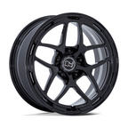 Black Rhino Hard Alloys Stallberg 18x8 Gloss Black Wheel with 5x130 Bolt Pattern and +20 Offset
