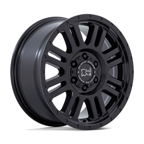 Black Rhino Hard Alloys Yellowstone 16x8 Matte Black Wheel with 6x130 Bolt Pattern and +45 Offset