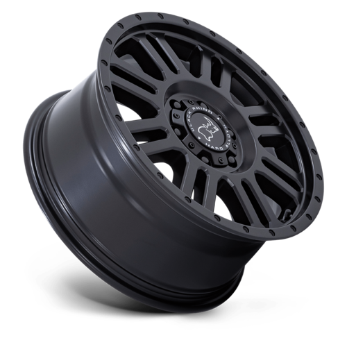 Black Rhino Hard Alloys Yellowstone 18x8 Matte Black Wheel with 6x130 Bolt Pattern and +48 Offset