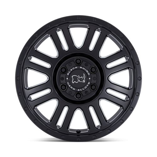 Black Rhino Hard Alloys Yellowstone 17x8 Matte Black Wheel with 5x130 Bolt Pattern and +45 Offset