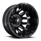 Fuel 1PC D673 BLITZ 20x8.25 Inch Gloss Black Milled Wheel with -221 Offset and 8x210 Bolt Pattern