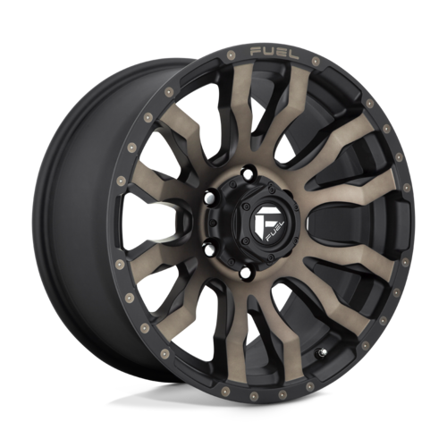 Fuel 1PC D674 BLITZ 20x10 Matte Black Double Dark Tint Wheel with 8x180 Bolt Pattern and -18 Offset
