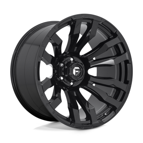 Fuel 1PC D675 BLITZ 18x9 Gloss Black Wheel with -12 Offset and 5x127 Bolt Pattern