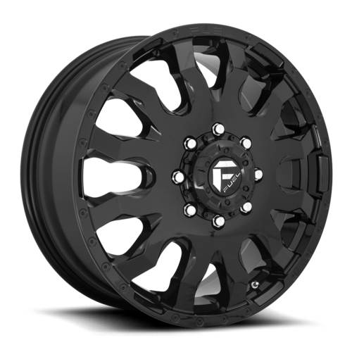 Fuel 1PC D675 Blitz 20x8.25 Inch Gloss Black Alloy Wheel with 8x200 Bolt Pattern and 142mm Center Bore