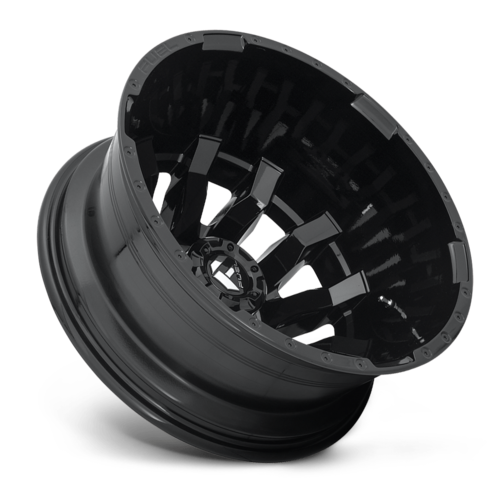 Fuel 1PC D675 BLITZ 20x8.25 Inch Gloss Black Wheel with -202 mm Offset for 8x200 Bolt Pattern