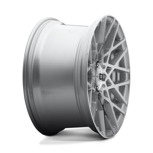 Rotiform R110 BLQ 18x8.5 Inch Silver Gloss Machined Wheel with 5x112 Bolt Pattern and 66.56mm Center Bore