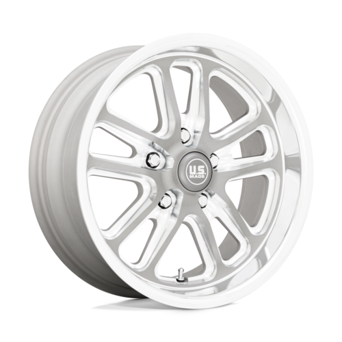 US Mag 1PC U130 Bullet 17x8 Inch Textured Gun Metal Wheel with 5x114.3 Bolt Pattern