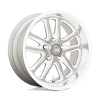 US Mag 1PC U130 Bullet 18x9.5 Wheel in Textured Gunmetal with Milled Edges, 5x120.65 Bolt Pattern, 72.56 Center Bore