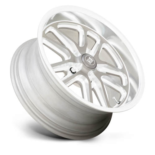 US Mag 1PC U130 Bullet 18x9.5 Wheel in Textured Gunmetal with Milled Edges, 5x120.65 Bolt Pattern, 72.56 Center Bore