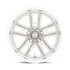 US Mag 1PC U130 Bullet 18x9.5 Inch Wheel with 5x127 Bolt Pattern and Textured Gun Metal Finish