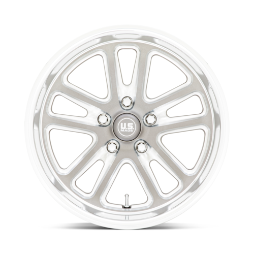US Mag 1PC U130 Bullet 18x8 Wheel with Textured Gunmetal Finish and Milled Edges