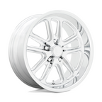 US Mag 1PC U131 Bullet 18x8 Chrome Wheel with 5x114.3 Bolt Pattern and 72.56mm Center Bore