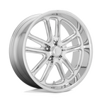 US Mag 1PC U131 Bullet 22x11 Chrome Wheel with 5x127 Bolt Pattern and 78.10mm Center Bore
