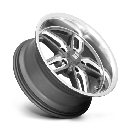 US Mag 1PC CTEN 22x8.5 Matte Gunmetal Wheel with 5x127 Bolt Pattern and 78.10mm Center Bore